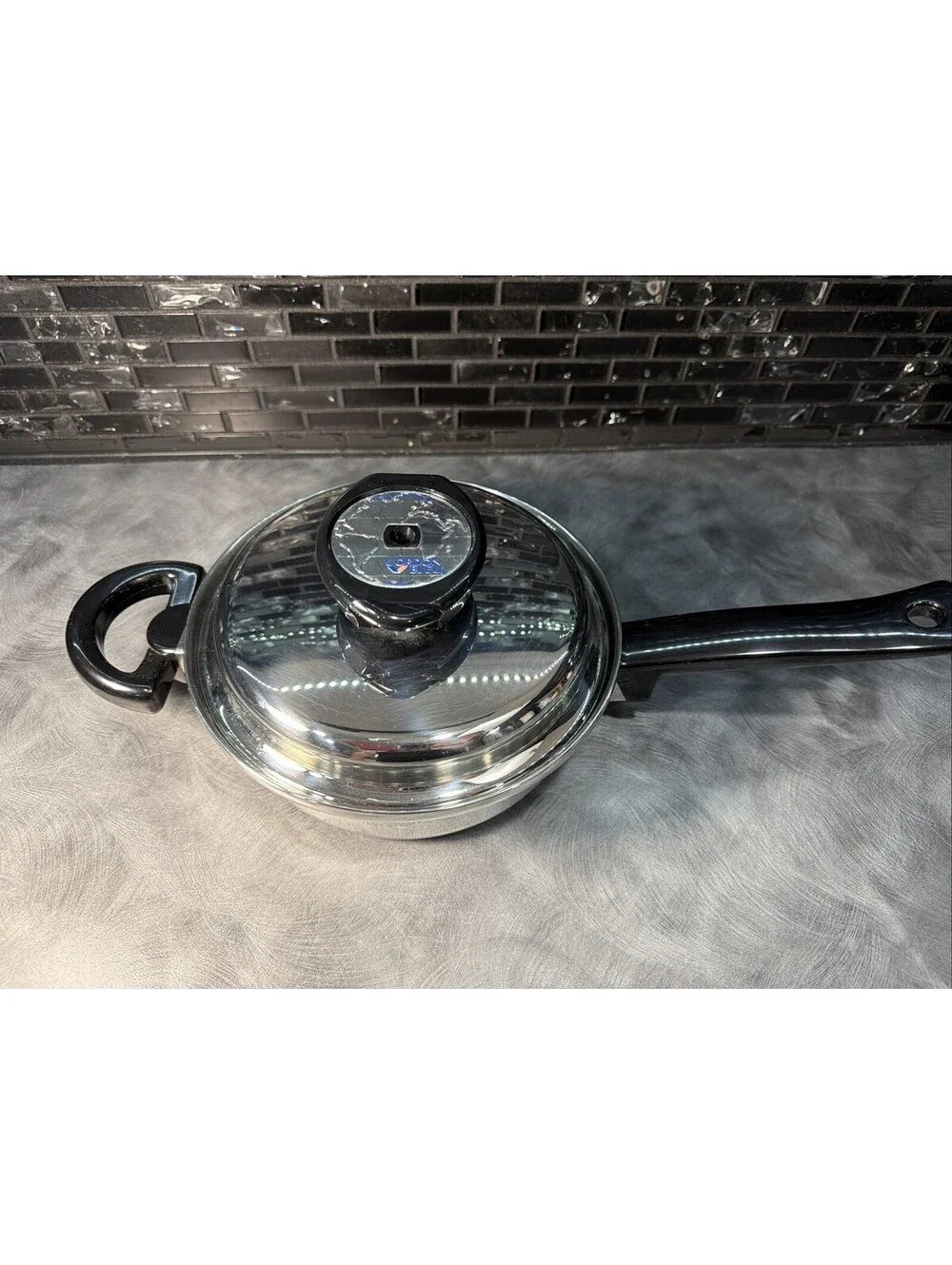 Cordon Bleu Temp Tone Plus 7-Ply T304 Stainless Steel Pan W Vented Lid Silver
